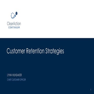 Customer Retention Strategies | PDF