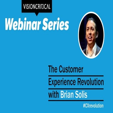 The Customer Experience Revolution