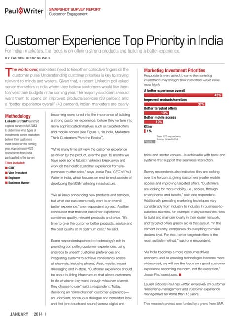 What Engages the Mind of Indian Marketers?