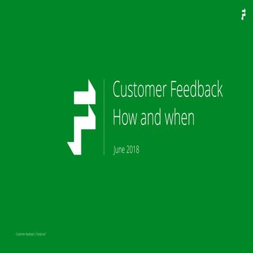 Foolproof - Customer Feedback