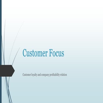 Customer Focus