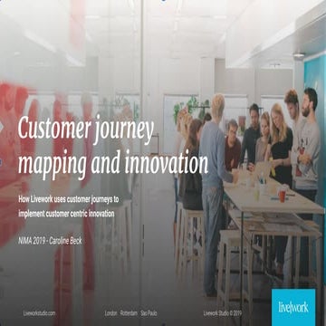 Customer journey mapping and innovation