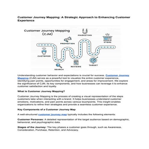 Customer Journey Mapping_ A Strategic Approach to Enhancing Customer Experien...