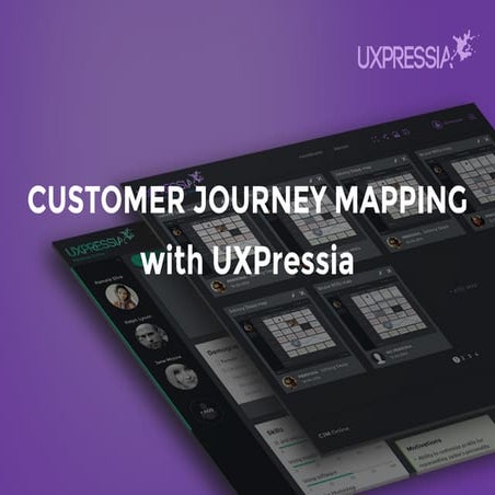 Customer journey mapping with UXPressia