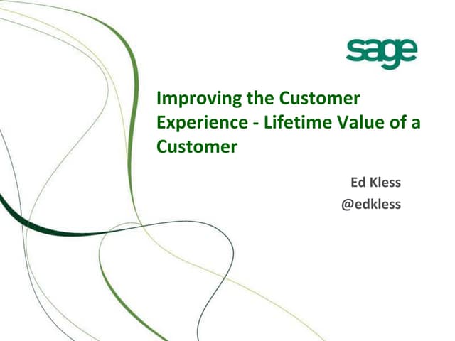  Customer Lifetime Value