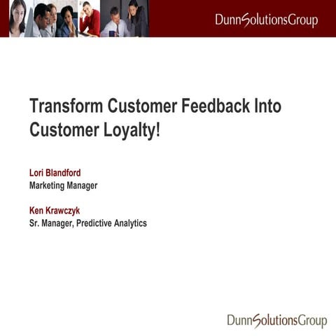 Customer Loyalty Measurement Program