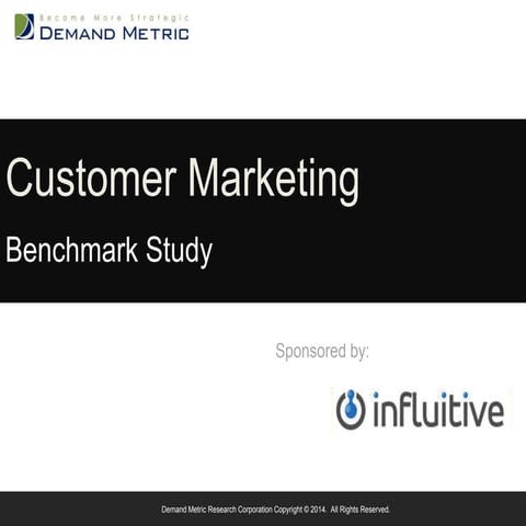Customer Marketing Benchmarking Research: Discussion and in-depth analysis