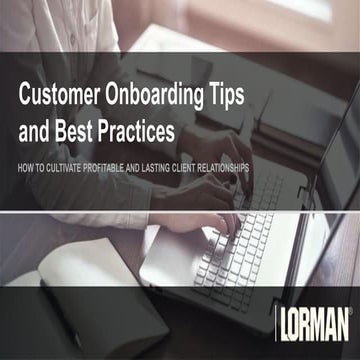 Customer Onboarding Best Practices