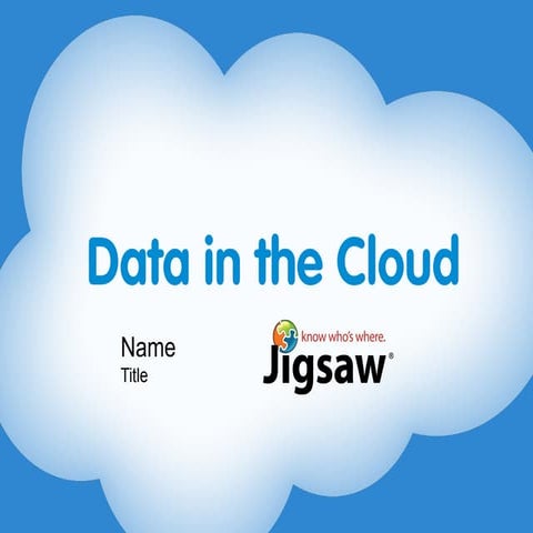 Sample Customer Pitch Deck