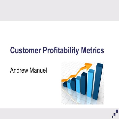 Customer Profitability Metrics