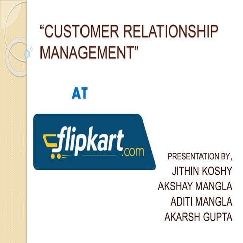 Customer relationship      management