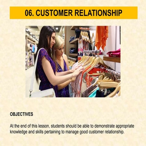 Customer relationship management