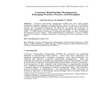 Customer relationshipmanagement1