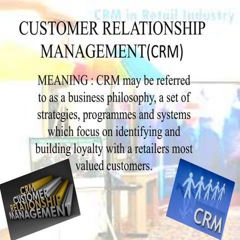 Customer Relationship Management Definition | PPTX