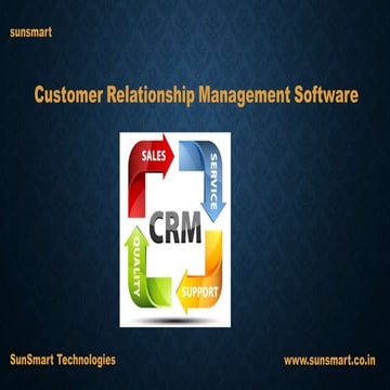 Customer relationship management software - SunSmart Technologies