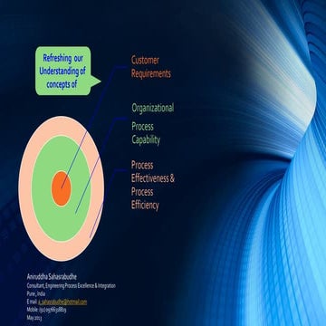 Customer requirements