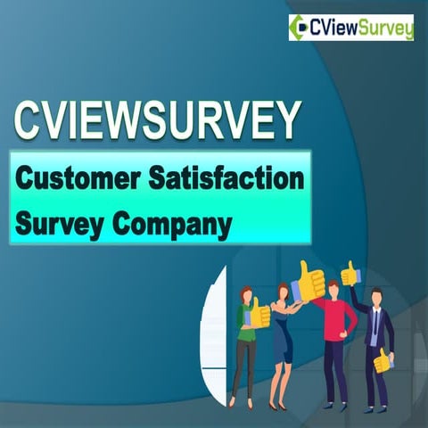 Customer satisfaction survey company - CViewSurvey