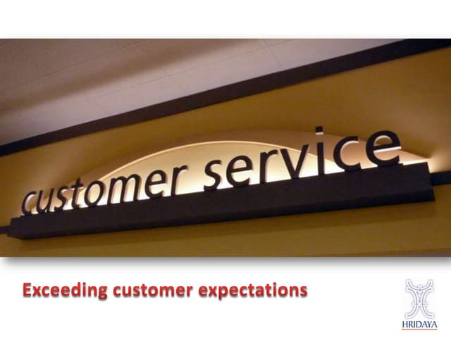 Customer service