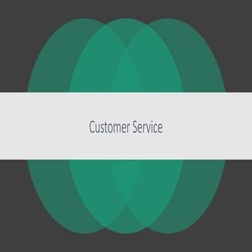 Customer Service