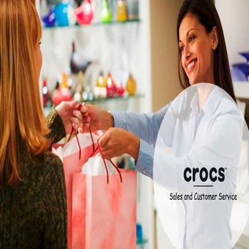 Crocs - Sales and Customer Service | PPT