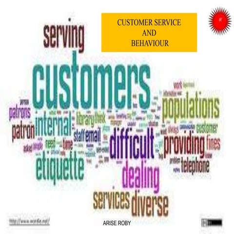 Customer service and our_behaviour - ARISE ROBY