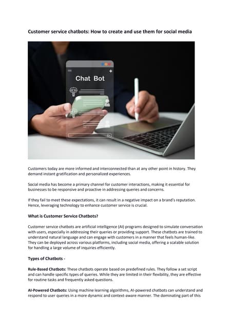 Customer service chatbots How to create and use them for social media.pdf
