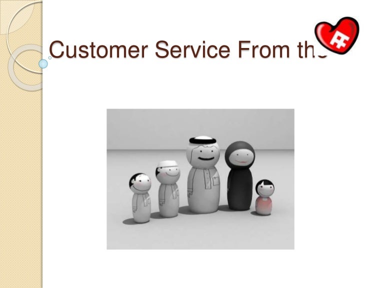 Customer service comes from the heart afwj