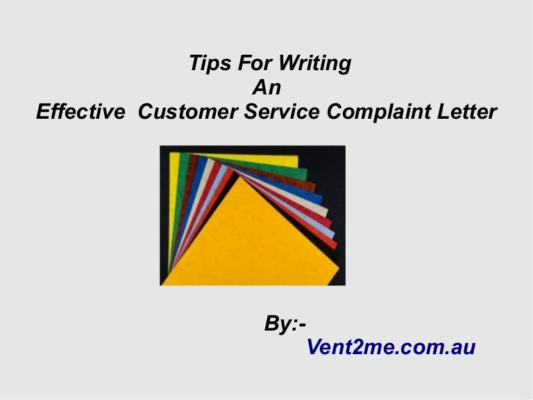 Customer service writing Customer service writing