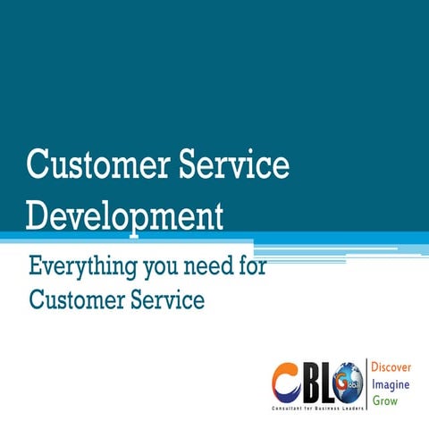 Customer Service Development Programs by CBL Global