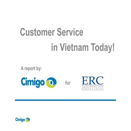 Cimigo on Social Media Customer Service in Vietnam Customer Service in Vietnam