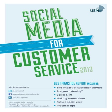 Social Media for Customer Service Report 2013