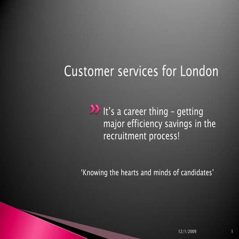 Customer ServicesNovember 09