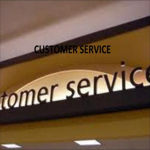 Customer service training eng