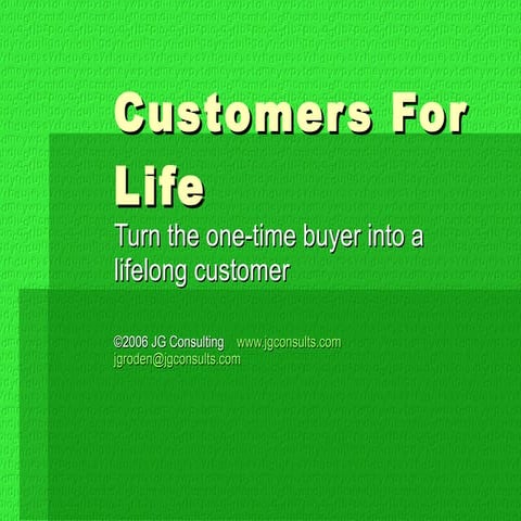 Customers For Life