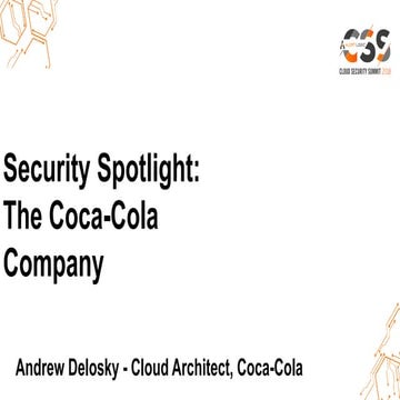 Security Spotlight: The Coca Cola Company