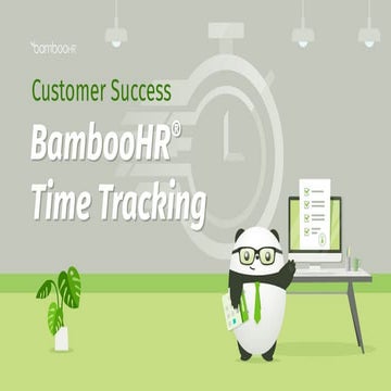 Customer Success BambooHR Time Tracking