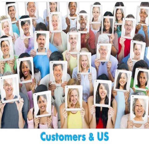 Customers and Us- A customer services based Presentation