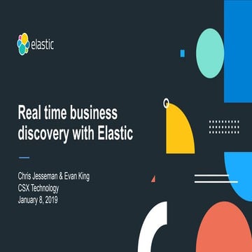 CSX: Real-time Business Discovery with the Elastic Stack