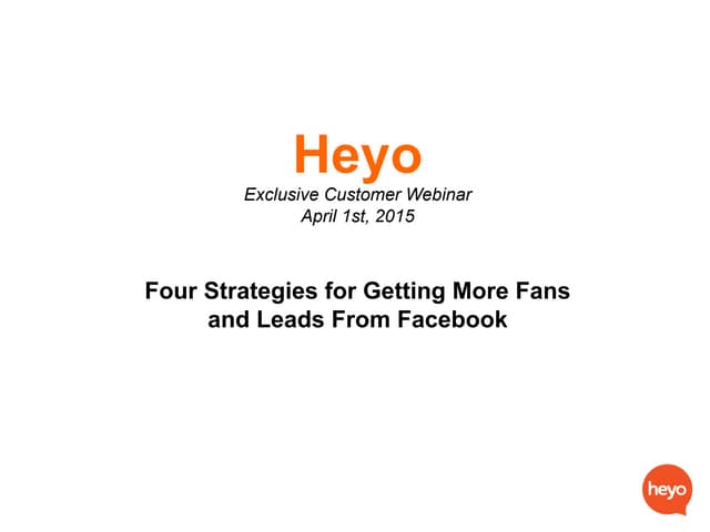 Customer webinar   getting more fan...