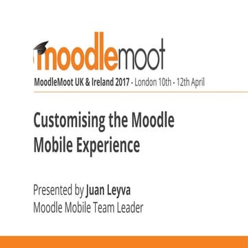 Customising the moodle mobile experience