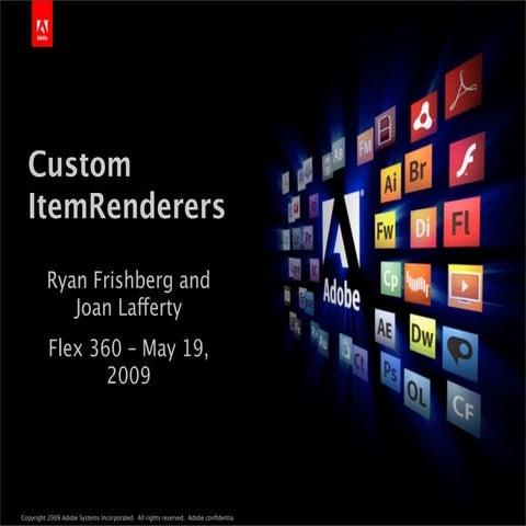 Ryan Fishberg and Joan Lafferty - ItemsRenderers