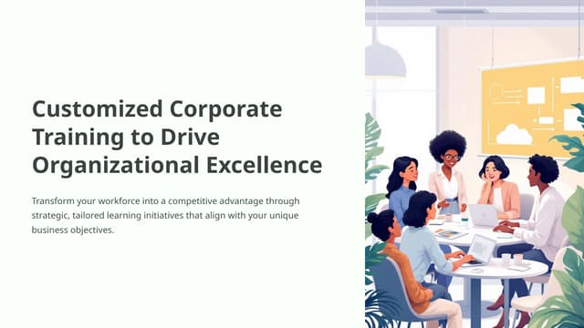 Customized Corporate Training to Drive Organizational Excellence | PPTX