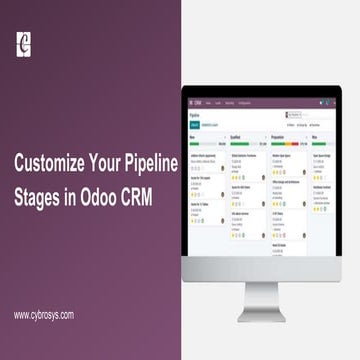 Customize Your Pipeline Stages in Odoo CRM