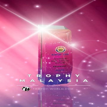 Custom KWSP Trophy at Trophy-World Malaysia | Custom Trophies & Plaques Supplier