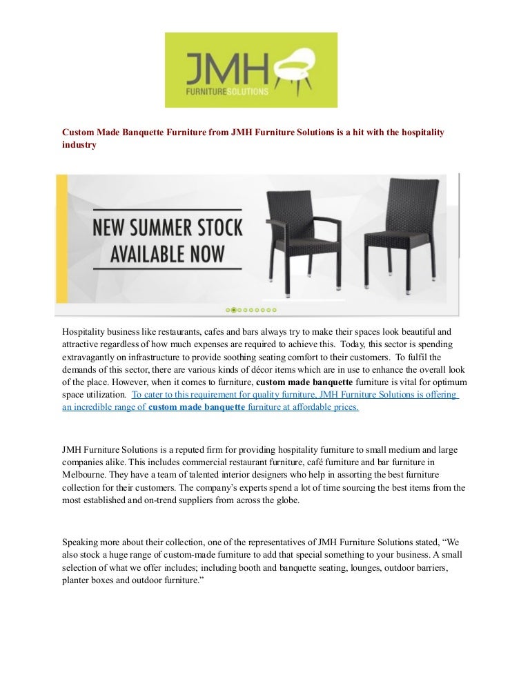 Custom Made Banquette Furniture From Jmh Furniture Solutions Is A Hit