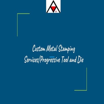 Custom Metal Stamping Services/Progressive Tool and Die