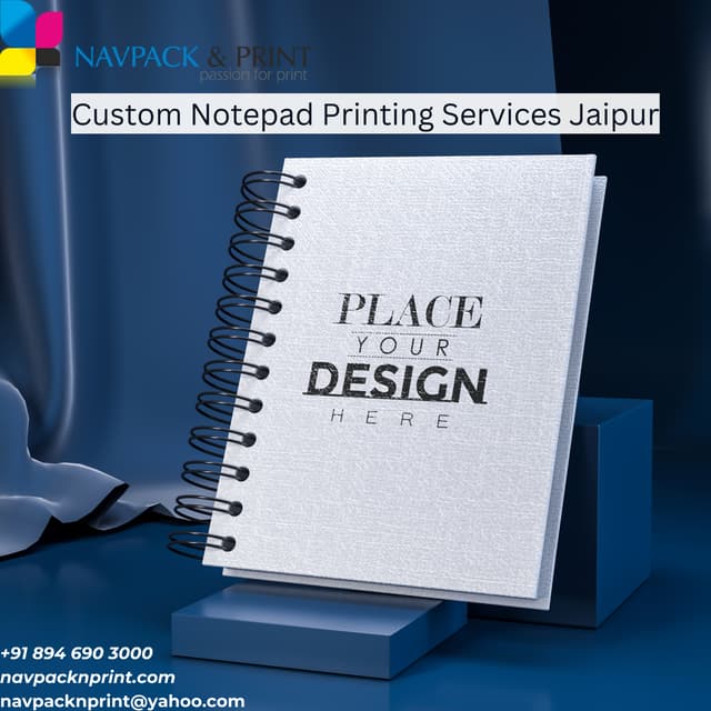Custom Notepad Printing Services Jaipur Navpack & Print