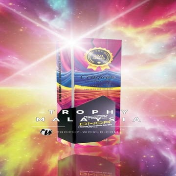 Custom Rainbow Trophy at Trophy-World Malaysia