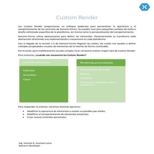 Xamarin Custom Render | Classes de base de renderer et contrôles natifs ...