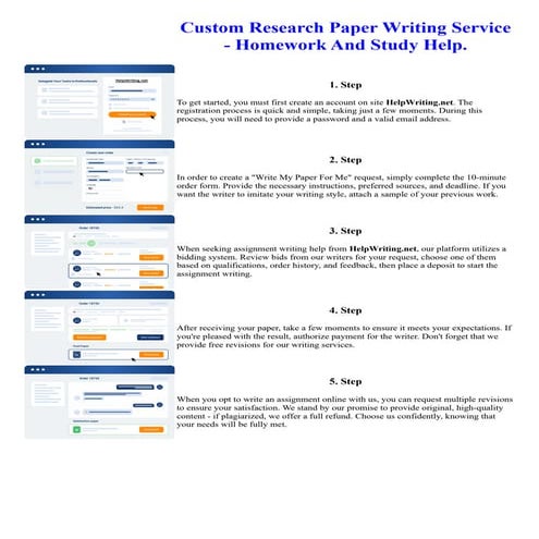 Custom Research Paper Writing Service - Homework And Study Help.